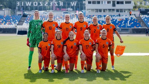Meiden o19 tegen Spanje